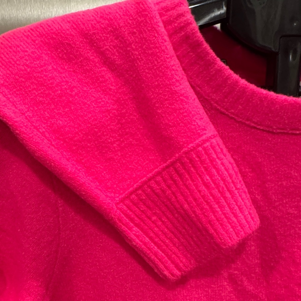 J. Crew Women's Crew Neck Sweater - Bright Pink - Picture 3 of 12